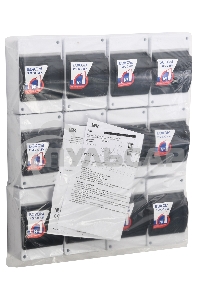 Бокс ОП КМПн 2/4 для 4 авт. выкл. прозр. крышка IP30 ИЭК MKP42-N-04-30-12