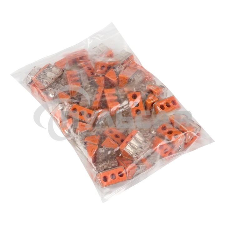 Клемма строительно-монтажная СМК 773-173 3-проводная 2.5-6.0кв.мм с пастой (уп.50шт) PROxima EKF plc-smk-773-173