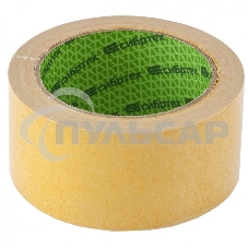 Лента клейкая двусторонняя, 50 мм х 5 м, на полипропиленовой основе Сибртех Лента клейкая двусторонняя, 50 мм х 5 м, на полипропиленовой основе Сибртех