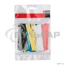 Термоусаживаемая трубка EKF tut-n-8 ТУТ 8/4 набор:7 цветов по 3шт. 100мм. EKF PROxima