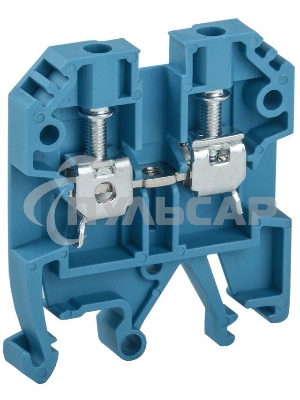 Клемма винтовая КВИ-4кв.мм синяя IEK YZN30-004-K07