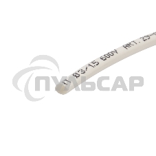 Трубка термоусаживаемая 3.0/1.5мм бел. ролик 2.44м Rexant 29-0001