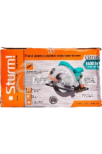 Циркулярная пила (дисковая) Sturm! CS51185 1600Вт (ручная)