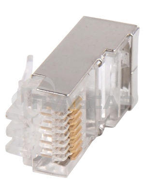 Разъем для кабеля RJ45 FTP кат. 5e GENERICA ITK CS3-1C5EF-G