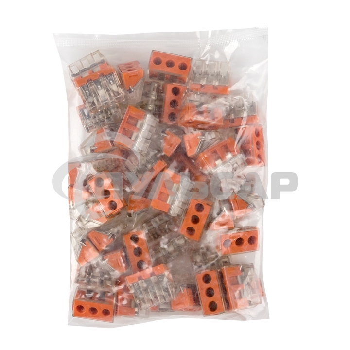 Клемма строительно-монтажная СМК 773-173 3-проводная 2.5-6.0кв.мм с пастой (уп.50шт) PROxima EKF plc-smk-773-173