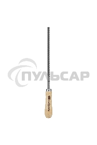 Напильник СИБРТЕХ,200 мм,круглый,деревянная ручка 16126