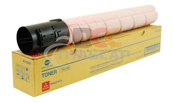 Картридж лазерный Konica-Minolta bizhub C220/280 красный TN-216M (o)