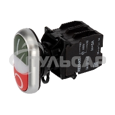 Кнопка LA32HN кр/зел. 