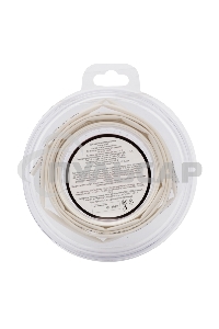 Трубка термоусаживаемая 3.0/1.5мм бел. ролик 2.44м Rexant 29-0001