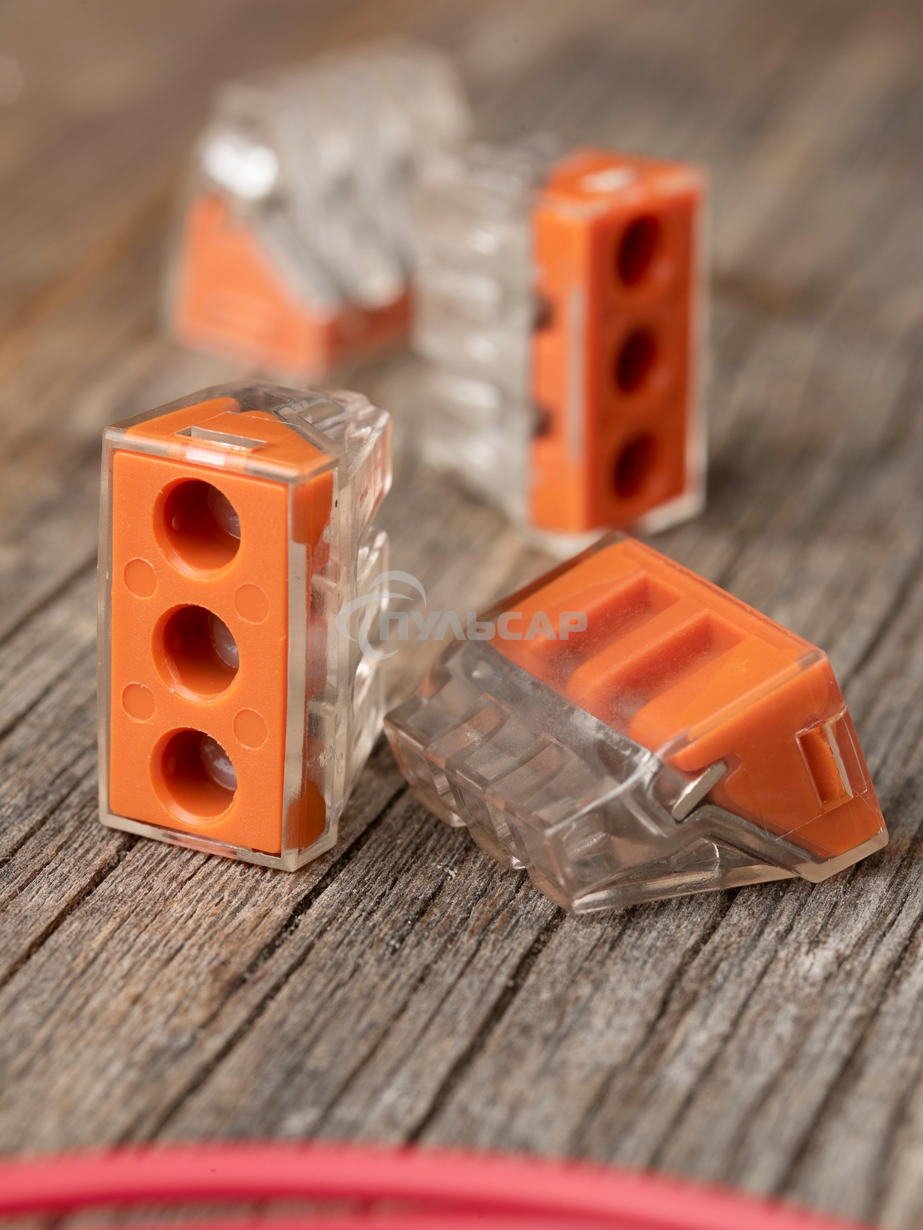 Клемма строительно-монтажная СМК 773-173 3-проводная 2.5-6.0кв.мм с пастой (уп.50шт) PROxima EKF plc-smk-773-173