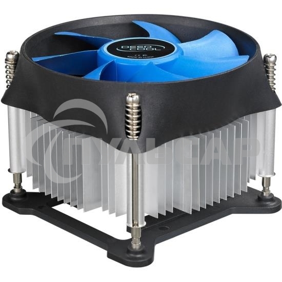 Кулер DEEPCOOL T20P синий/черный 100мм алюминий 2400rpm 33db 95W 60мм