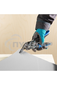 Ножницы по металлу GROSS 78351 усиленные 255мм прямой и правый резсталь-СrMo двухкомп.рукоятки