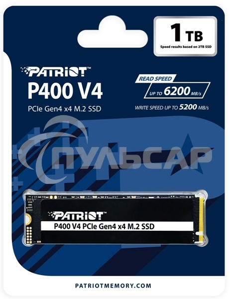 Накопитель SSD Patriot M.2 2280 1Tb P400VP1TbM28H