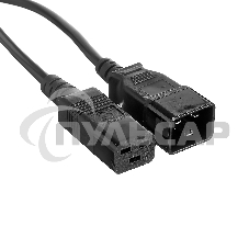 Кабель питания (UPS) ExeGate Power EC20-3P (С19->С20) VDE-250V-3*1.5-СU, 16А, черный, 3м