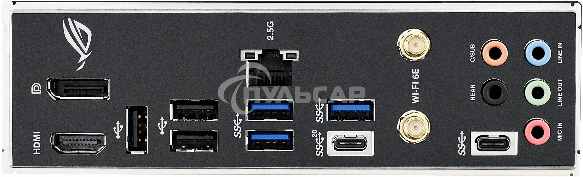 Материнская плата ASUS ROG STRIX B760-I GAMING WIFI, LGA 1700, Intel B760, 2xDDR5, 4xSATA, 2xM.2, 1xPCIe 5.0 x16, 1xHDMI, 1xDP, 1x 2.5Gb LAN, 3xUSB-A 2.0, 3xUSB-A 3.2 Gen 1, 1xUSB-C 3.2 Gen 1, 1xUSB-C 3.2 Gen 2x2, 5x3.5 мм, 7.1, Mini-ITX