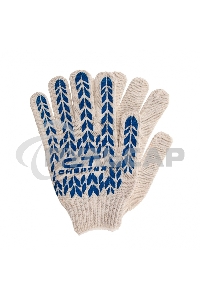 Перчатки трикотажные, ПВХ-покрытие 