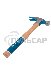 Молоток-гвоздодер,560 г, угол 75, магнит, обрезиненная рукоятка AMERICAN HICKORY GROSS
