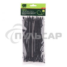 Хомуты, 200 х 3,6 мм, пластиковые, черные, 100 шт. Сибртех