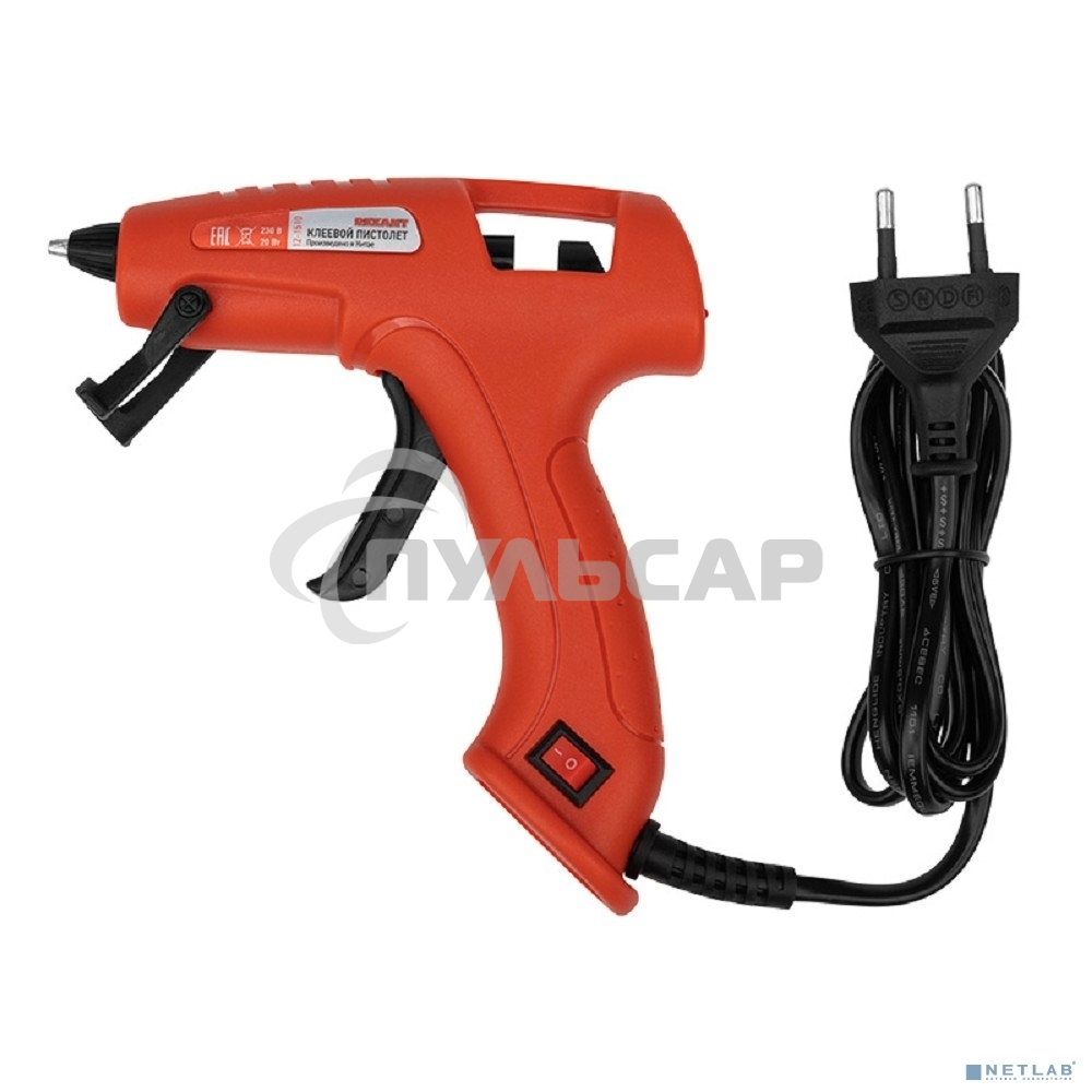 Пистолет клеевой Rexant, 20 Вт, Ø7 мм, 