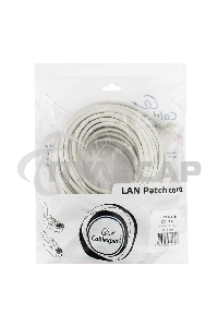 Патч-корд UTP Cablexpert кат.5e, 15м, литой, многожильный (серый)