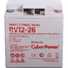 Аккумуляторная батарея PS CyberPower RV 12-26 / 12 В 26 А·ч Battery CyberPower Professional series RV 12-26 / 12V 26 Ah