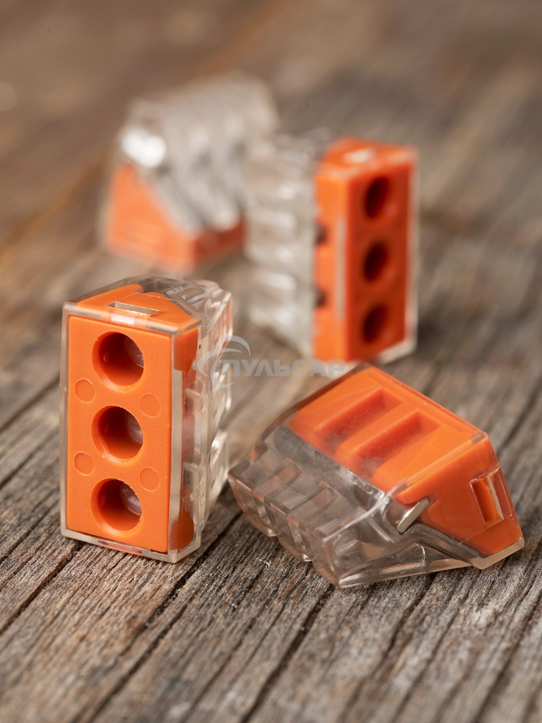 Клемма строительно-монтажная СМК 773-173 3-проводная 2.5-6.0кв.мм с пастой (уп.50шт) PROxima EKF plc-smk-773-173