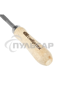 Напильник СИБРТЕХ,200 мм,круглый,деревянная ручка 16126