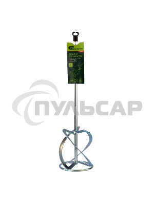 Насадка для миксера, для легких растворов,160 х 590 мм, оцинкованная,хвостовик резьба М14 Сибртех