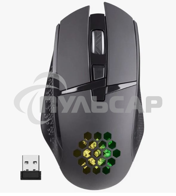 Мышь беспроводная Defender Glory GM-514 черный, 3200 dpi, радиоканал, USB, кнопки - 7