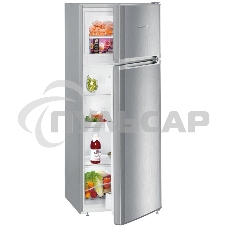 Холодильник Liebherr CTELE 2531-26 001 серебристый двухкамерный 189/44л морозилка сверху