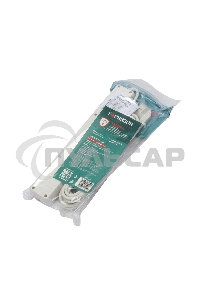 Сетевой фильтр Гарнизон 6р, 10А, 7м, ур.защиты 4, белый, пакет