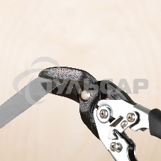 Ножницы по металлу GROSS 78351 усиленные 255мм прямой и правый резсталь-СrMo двухкомп.рукоятки