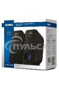Портативная колонка Sven 470 12Вт черный