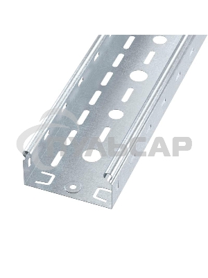 Лоток листовой перфорированный 100х50 L3000 сталь 0.6мм S3 ДКС SPL3510