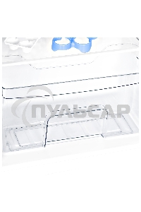 Холодильник Hyundai CT1551WT белый двухкамерный 98/33л морозилка сверху