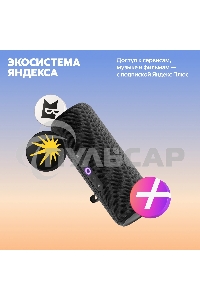 Умная колонка Yandex Стрит Алиса черный 30W 2.0 BT/Wi-Fi 10м 3300mAh (YNDX-00030BLK)