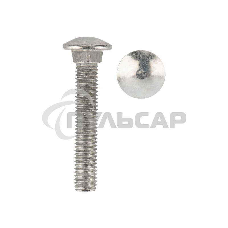 Болт мебельный KRANZ DIN 603, 10х50, короб (25 шт./уп.)