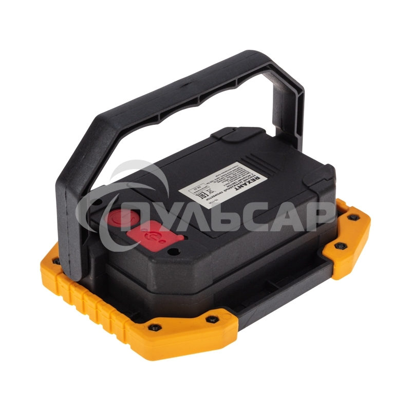 Прожектор заряжаемый NEW AGE 18650х2 с мощным светом Rexant 50%, 100%, Powerbank, противоударный корпус, кабель USB