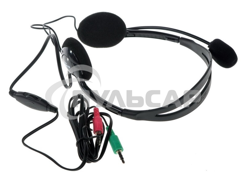 Гарнитура стерео Defender HN-102 накладные компактные 2 х 3.5 мм jack стерео кабель 1,8 м черный