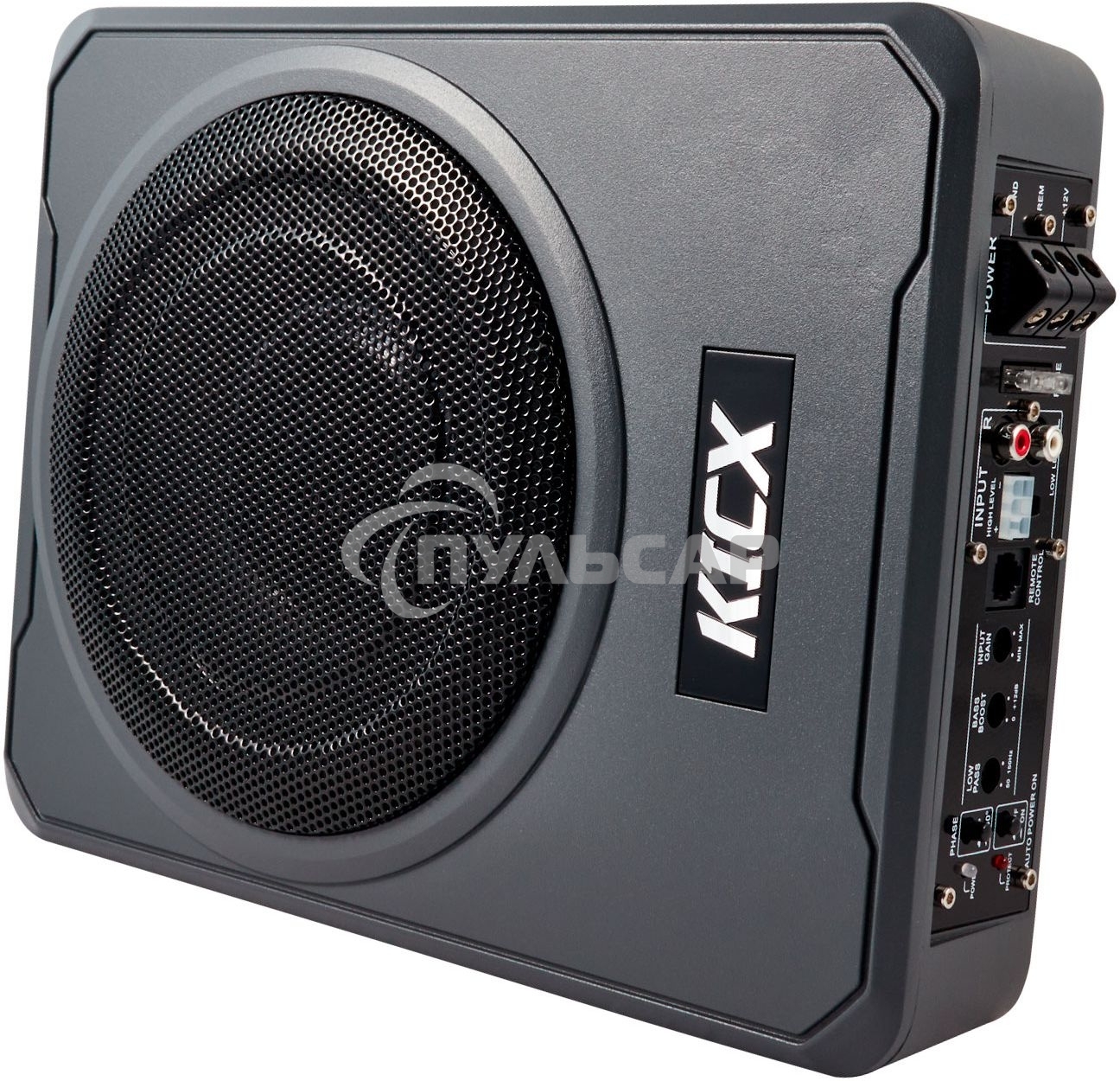 Сабвуфер автомобильный Kicx Q200BA 300Вт активный (20см/8