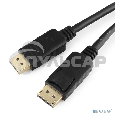 Кабель DisplayPort Cablexpert CC-DP2-7.5M, v1.2, 7,5м, 20M/20M, черный, экран, пакет