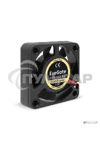 Вентилятор для корпуса ExeGate ExtraPower EP04010S2P-5 черный, 40 мм, 7500 об/мин, 35 дБ, 2 pin
