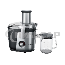 Соковыжималка центробежная Bosch MES4010 1200Вт рез.сок.:1500мл. серебристый/черный