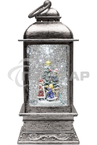 Декоративный фонарь Neon-night с эффектом снегопада и подсветкой 