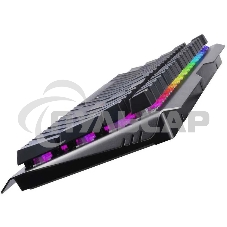 Игровая клавиатура Mad Catz S.T.R.I.K.E. 13 US БЕЗ РУССКОЙ РАСКЛАДКИ черная (CHERRY MX RED Switch, 96 кл., RGB подсветка, USB)