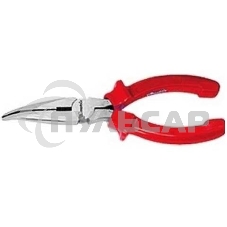 Утконосы Matrix длинногубцы econom 180мм изогнутые шлифованные пластмассовые рукоятки