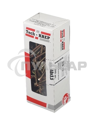 Шуруп универсальный 3.5х40 с потайной головкой (уп.200шт) коробка желт. Tech-Krep 102236