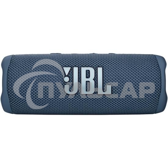 Портативная акустика JBL Flip 6 синий, Bluetooth 5.1, время воспроизведения 12 ч, емкость аккумулятора 4800 mAh, время заряда 2,5 ч, синий