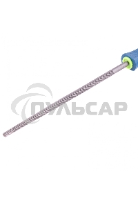 Напильник СИБРТЕХ, 200 мм круглый, двухкомпонентная рукоятка, №2 16127