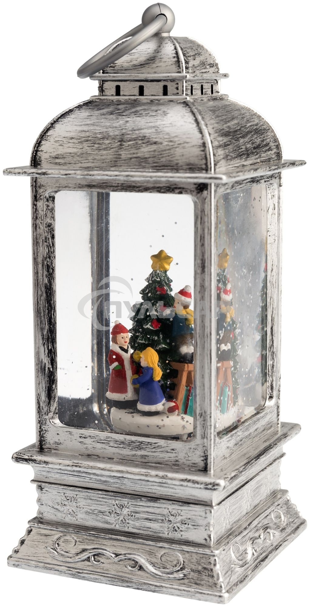 Декоративный фонарь Neon-night с эффектом снегопада и подсветкой 